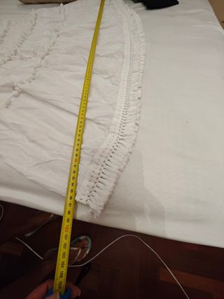 Falda blanca boho