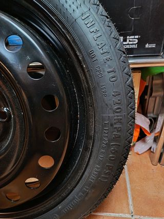 Rueda repuesto Continental T125/70