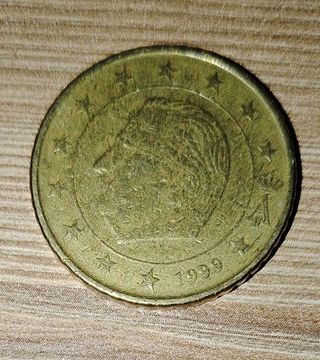 Moneda 50 céntimos Bélgica 1999