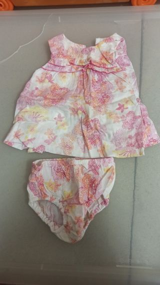 Vestido bebé niña - floral