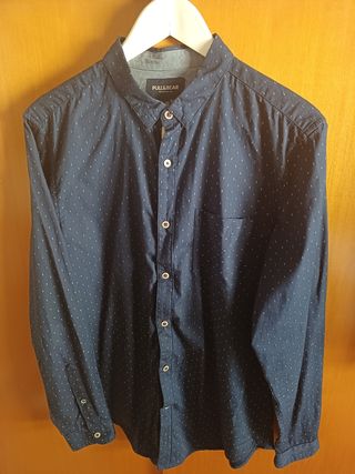 Camisa Pull&Bear azul - M