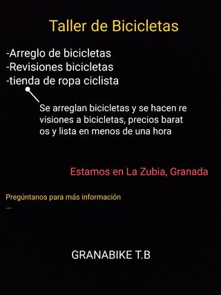 Taller de Bicicletas GRANABIKE