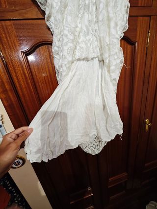 Vestido boho blanco