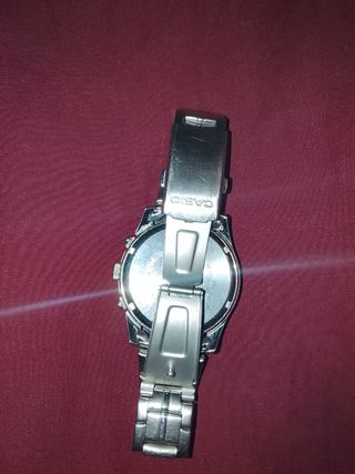 Reloj CASIO Cronografo - Azul Plata