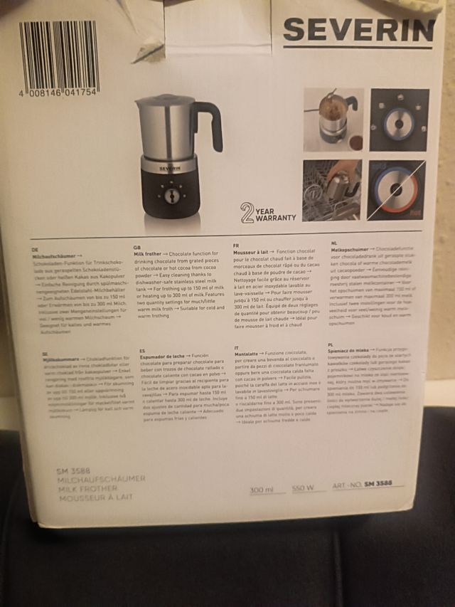 Espumador Severin: Leche