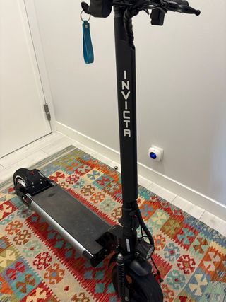 Patinete eléctrico Invicta y Xiaomi mejorado