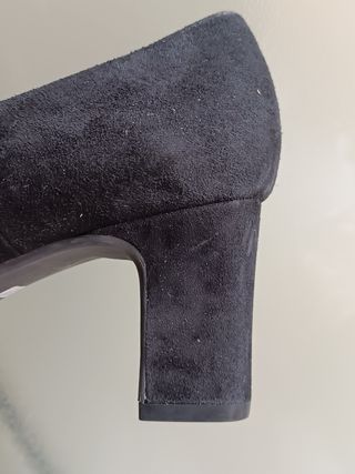 Peter Kaiser décolleté camoscio nero, 41