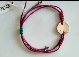 Pulseras Plata & Cordón - 3uds