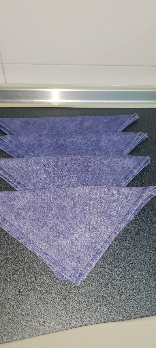 10 Servilletas de tela vintage