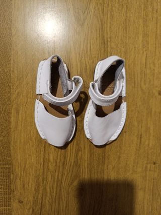 Alpargatas bebé blancas