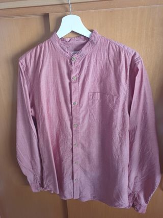 Camisa manga larga rosa