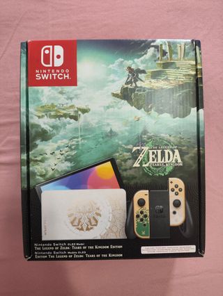 Nintendo Switch OLED Zelda Tears of Kingdom 128 gb