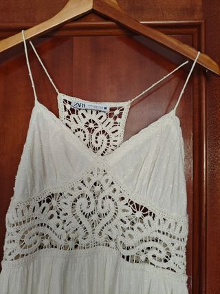 Vestido Zara blanco verano