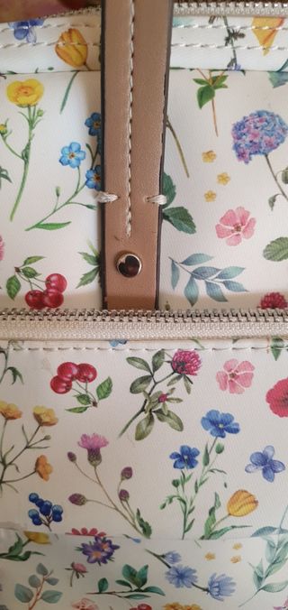 Bolso maletín floral