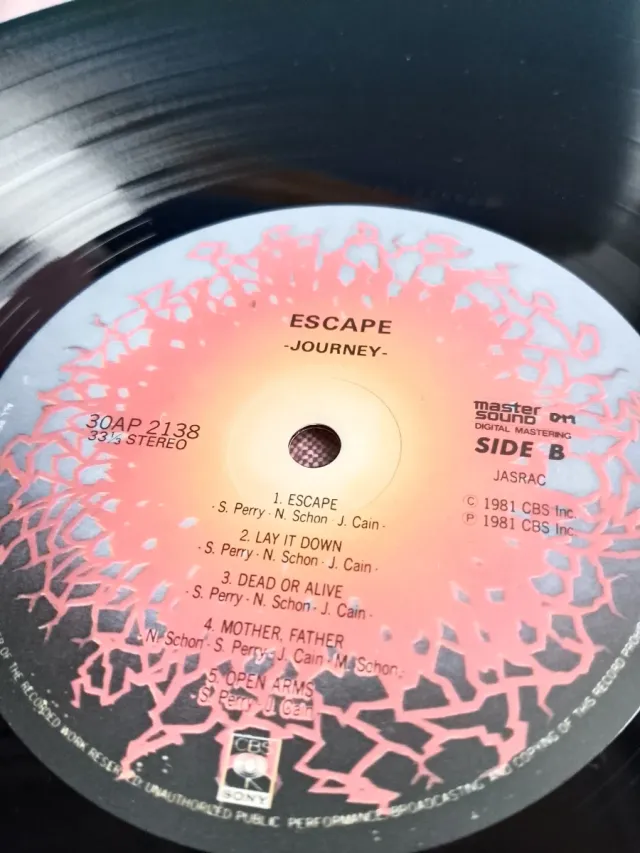 JOURNEY escape 1981 LP edición JAPON vinilo