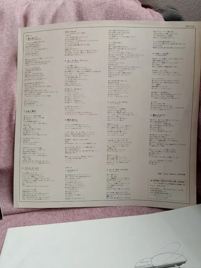 JOURNEY escape 1981 LP edición JAPON vinilo