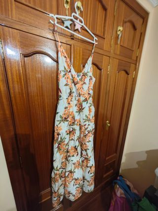 Vestido largo floral verano