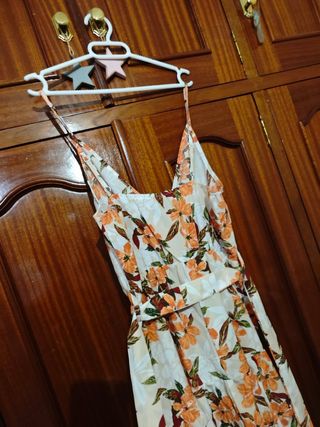 Vestido largo floral verano