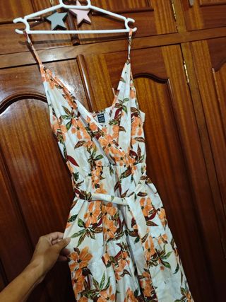 Vestido largo floral verano