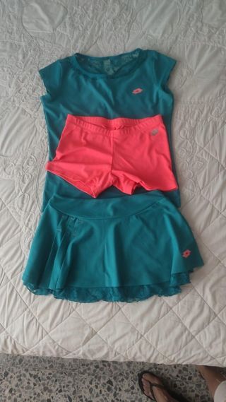 Lote ropa padel Lotto talla S