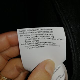 Abrigo Hugo Boss negro