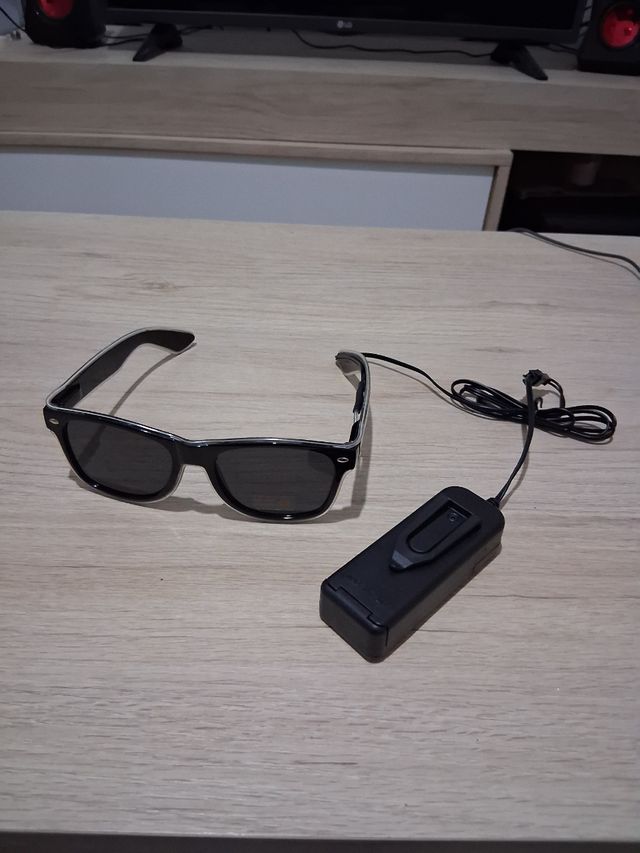 Gafas LED - Luminosas Negras