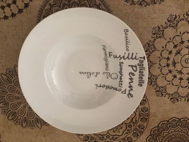 Bol porcelana pasta - NUEVO