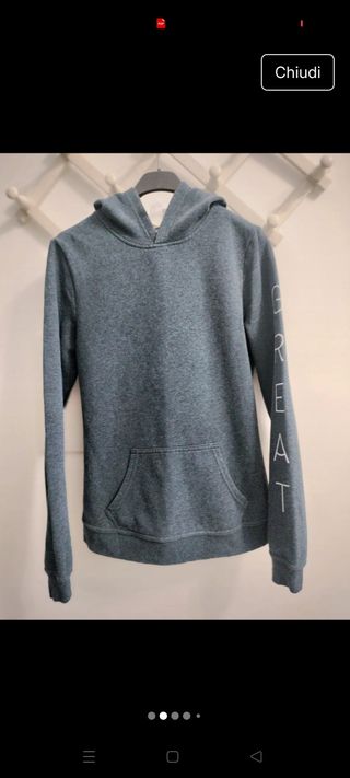 Felpa Decathlon blu