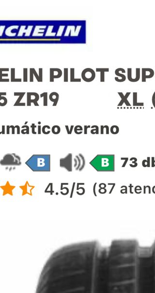 michelin 275/35/19 96Y