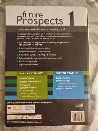 FUTURE PROSPECTS 1 Student's book: libro de tex...
