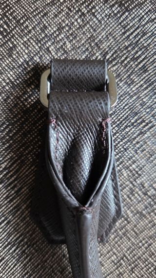 Bolsón Montblanc - Marrón Oscuro nuevo de cuero