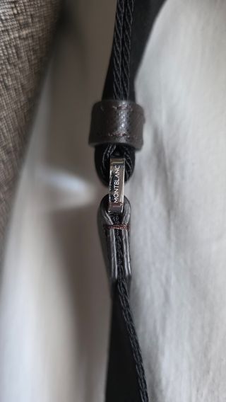 Bolsón Montblanc - Marrón Oscuro nuevo de cuero