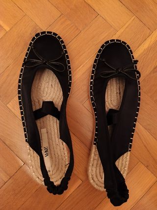 Sandalias Zara negras mujer - 38