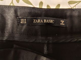 Pantalón Zara Basic negro M