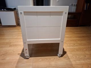Minicuna bebé con ruedas 