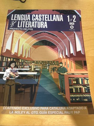 1º Y 2º BACHILLERATO Libro LENGUA CASTELLANA