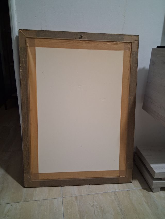 Cuadro gótico - Mujer con abanico