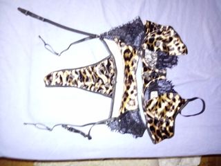 Lencería leopardo sexy