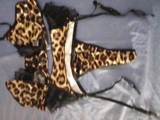 Lencería leopardo sexy