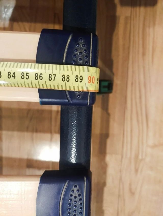 Somier 90x190 cm - Negro y Beige