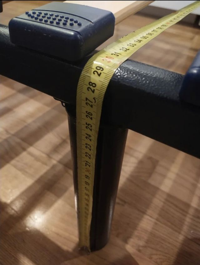 Somier 90x190 cm - Negro y Beige