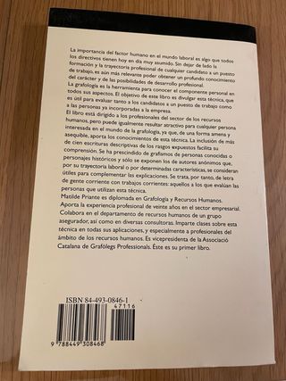Grafología para la selección y evaluación de pe...