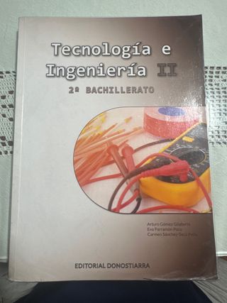 Tecnología e Ingeniería II - 2º Bachillerato