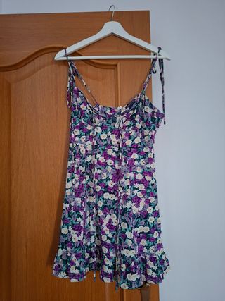 Vestido flores verano XS
