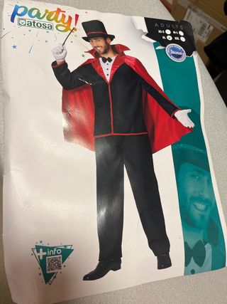 Disfraz Mago Atosa Talla XL
