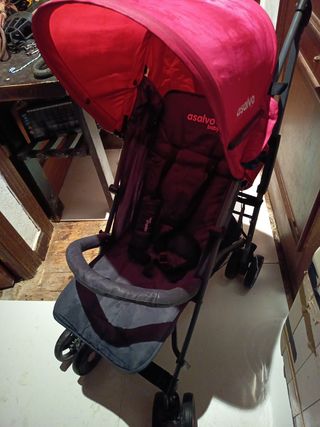 Silla paseo Asalvo Baby rosa