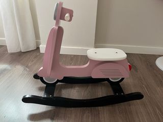 Balacín moto rosa niña