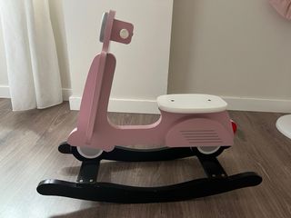 Balacín moto rosa niña