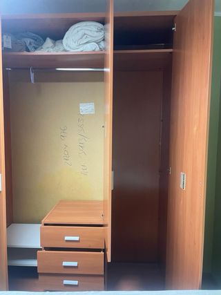 Armario 3 puertas madera