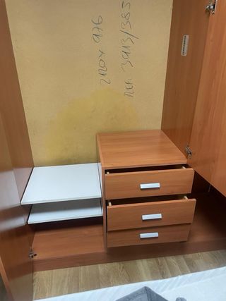 Armario 3 puertas madera